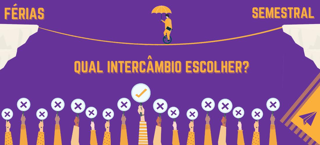 intercâmbio férias semestral viagem exterior